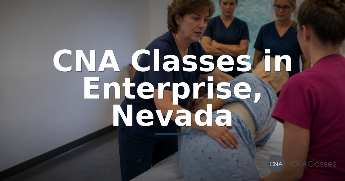 CNA Schools in Enterprise, NV | Find Local Classes