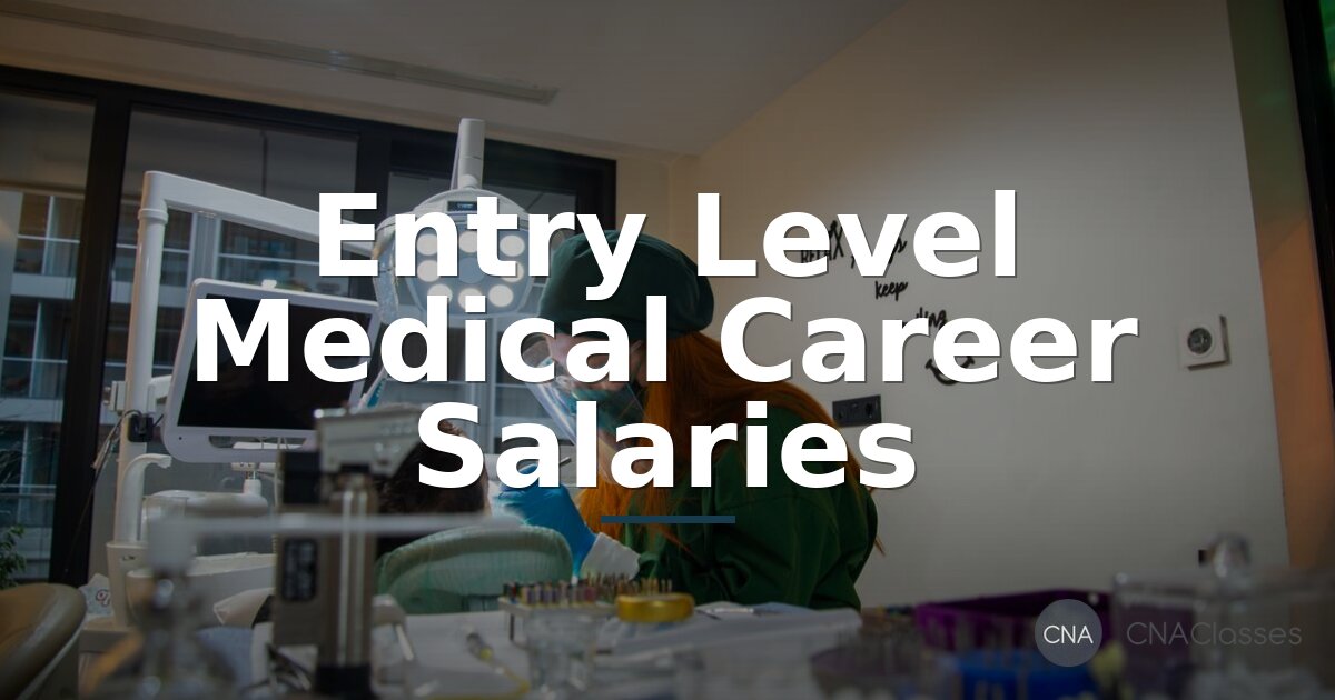 Entry-Level Medical Career Salaries: CNA, MA & More (2026)