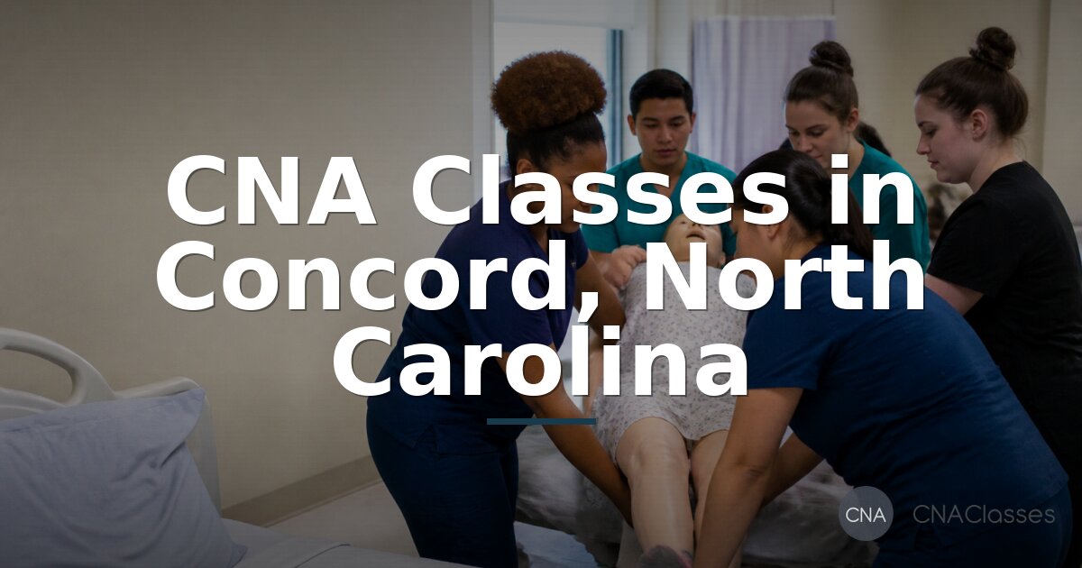 CNA Classes in Concord, NC | Local Programs & Training